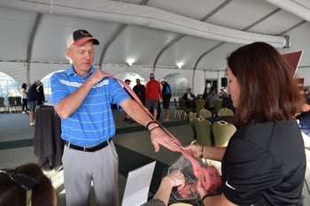 Northern Trust buying raffle tickets at Tampa Prep Golf Outing