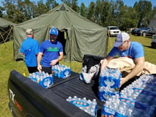 Hurricane Michael water station