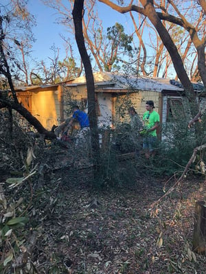 Hurricane Michael rescue team