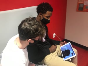 Tampa Prep students video chat with students in Spain