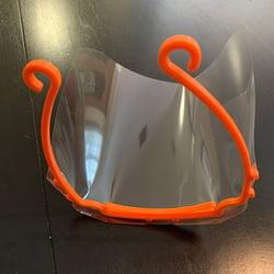 safety mask made by 3D printer